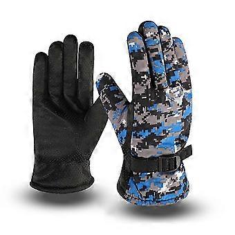 Winter Fietshandschoenen, Warme Volle Vinger Skihandschoen, Waterdichte Sneeuw Handschoenen, Sneeuw Snowboard Handschoenen-Yvan