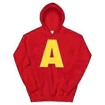 Unisex Halloween Chipmunk Letter A Matching Hoodie with Graphic Print