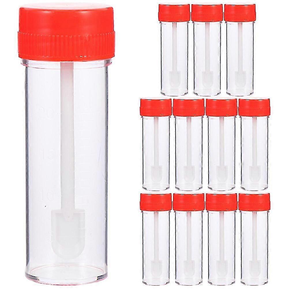 12pcs Single Use Sampling Tubes Stool Tubes Stool Sampling Tubes