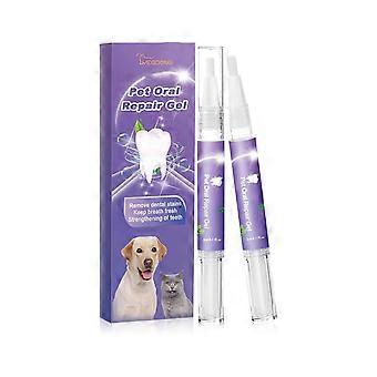 Yegbong Pet Oral Care Gel (2pcs) deeply cleans dog and cat teeth stains and provides oral care
