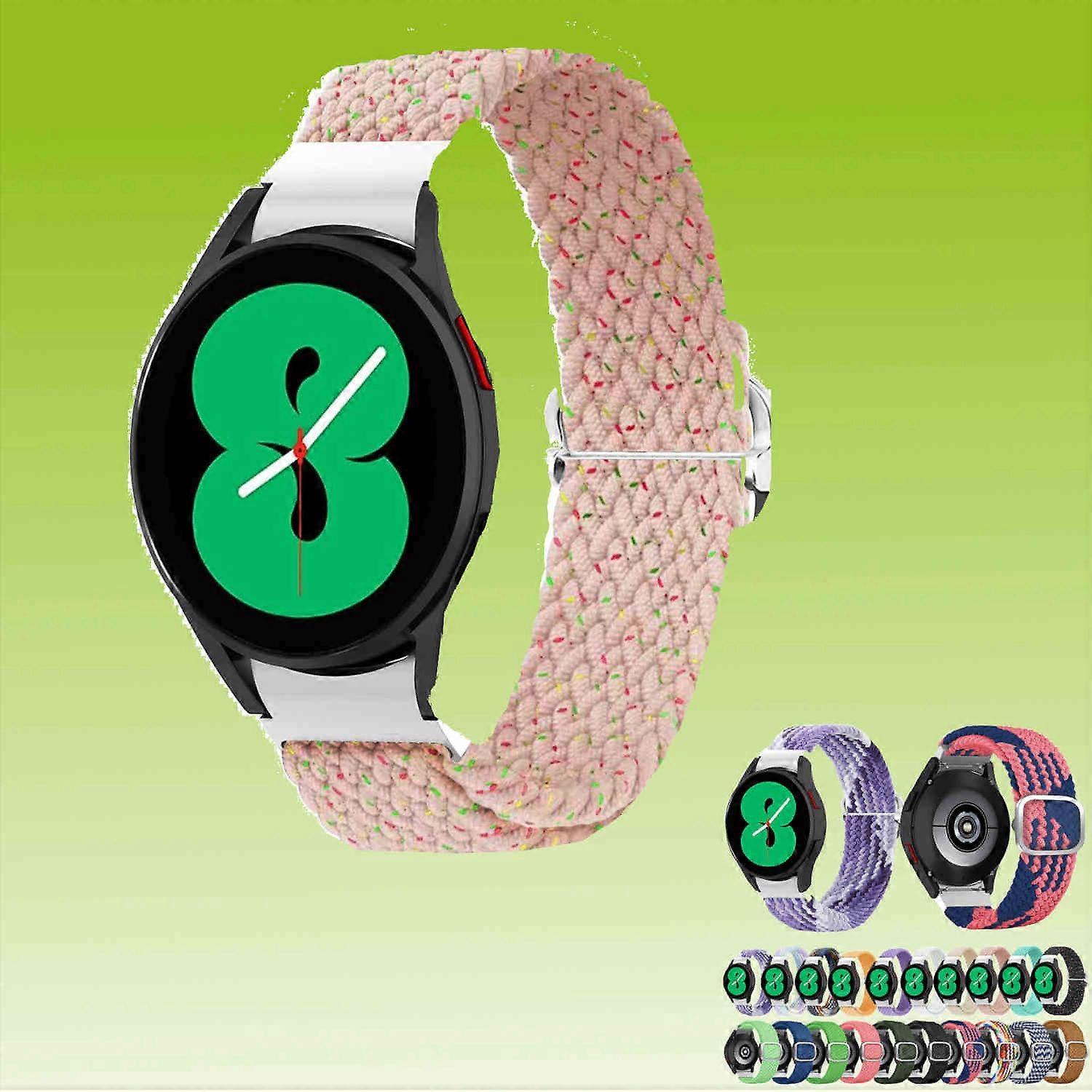 Woven Nylon Band for Samsung Galaxy Watch FE 6 5 4 Normal Pro Classic all sizes