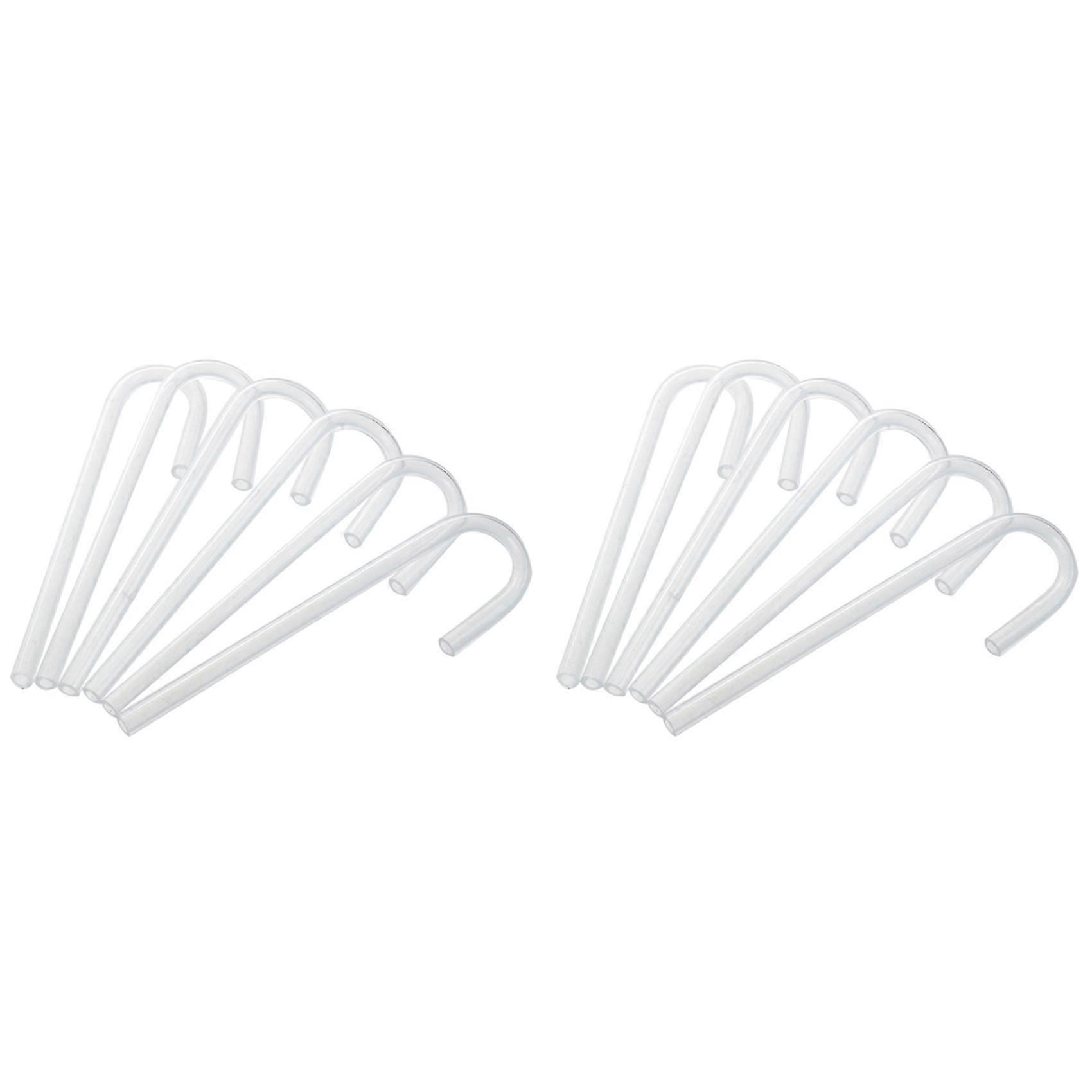 12Pcs Acrylic Pipe U Shape Tube Bend for Aquarium Co2 System/Diffuser