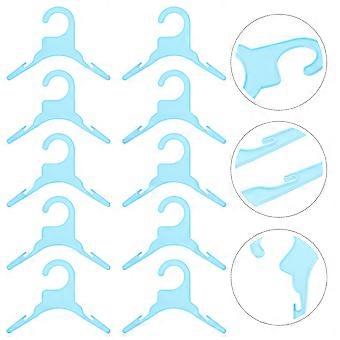 Pet Costume Hanger Plastic Dog Clothes Hanging Rack for 10Pcs Household Use