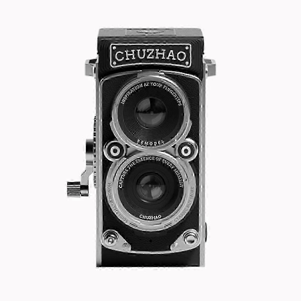 Suitable for Chuzhao CCD Retro Dual SLR Camera, 1080P Mini Camera with Manual Joystick for Photo and Video Recording