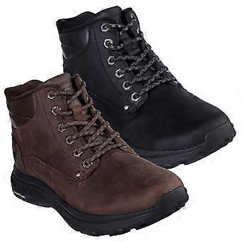 Bottes Skechers Pollard Waylon pour homme, modèle Slip-in, coupe décontractée, semelle en mousse à mémoire de forme