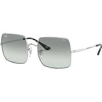 Ray-Ban 1971 Square Silver Light Blue Photochromic 54 Sky Blue Sunglasses