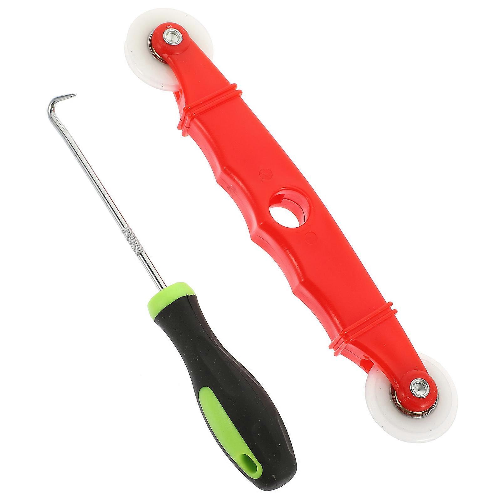1pc Mesh Screen Window Installation Tool Screen Roller with 1pc Remover Hook