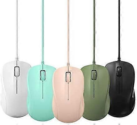 Advanced Portable Wired Mouse, Precise Cursor Control, Compatible with Windows PCs, Laptops and Desktops, Yellow