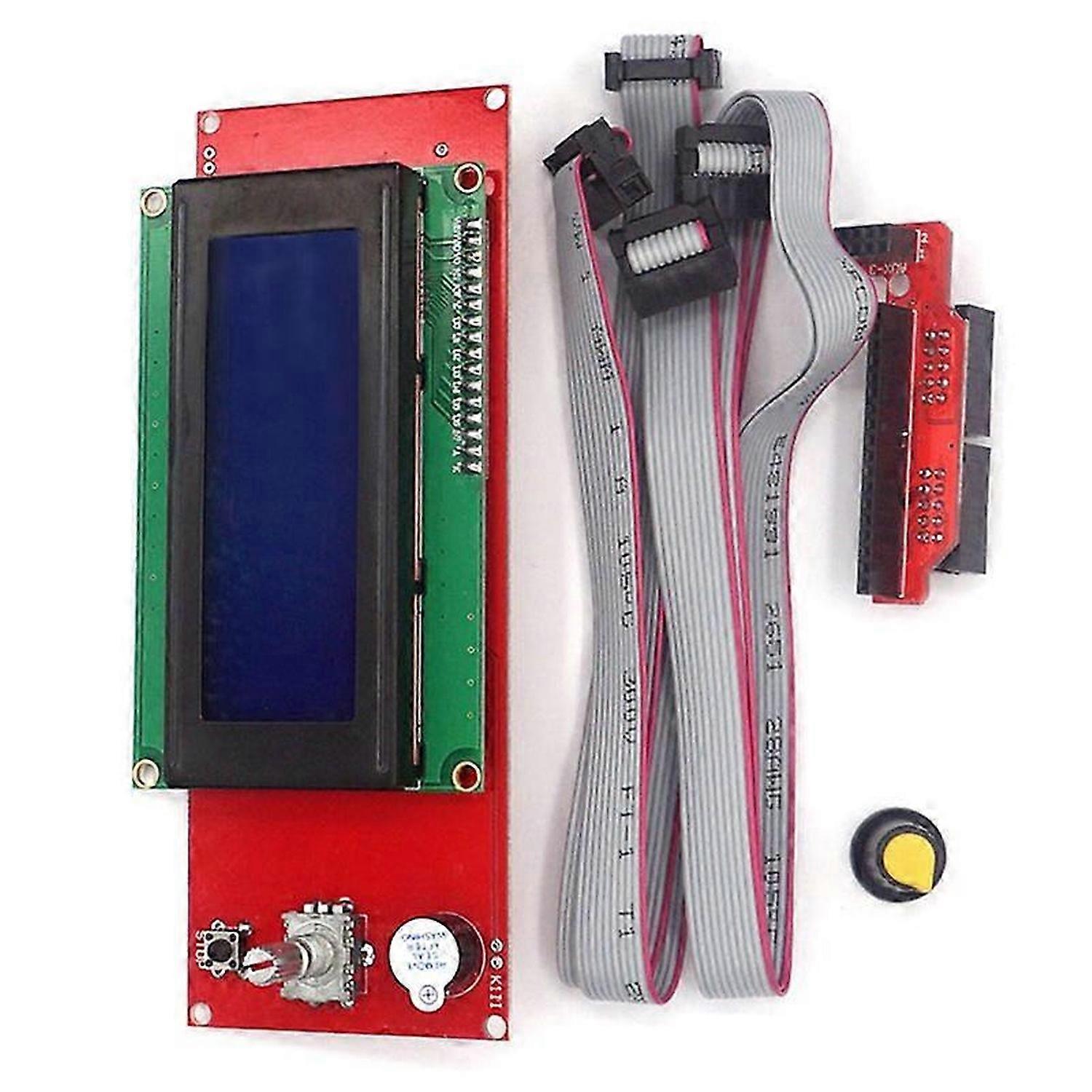 Smart Display Controller Ramps 1.4 2004 LCD Controller with Adapter Suitable for 3D Printer RepRap A