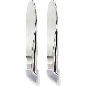 2 Pieces Mini Cuticle Cutter, Professional Cuticle Nippers Cuticle Scissors, Hangnail Clipper Cuticle Trimmer Tweezers, For Finger Toe Dead Skin Remov