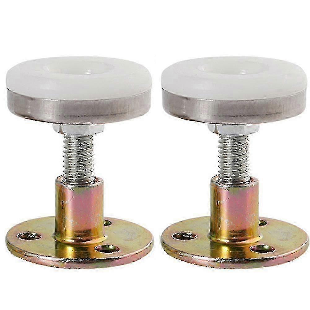 2pcs Adjustable Threaded Anti-Shake Bed Frame Wall Support Tool compatible with Stability