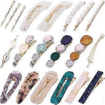 20pcs Iave Perle Haarspangen - Mode Perlen Haarspangen Haarspangen Süß