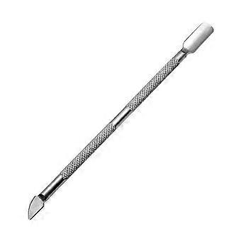 Stainless Steel Cuticle Pusher, Dual Ended Design & Secure Grip Handle
