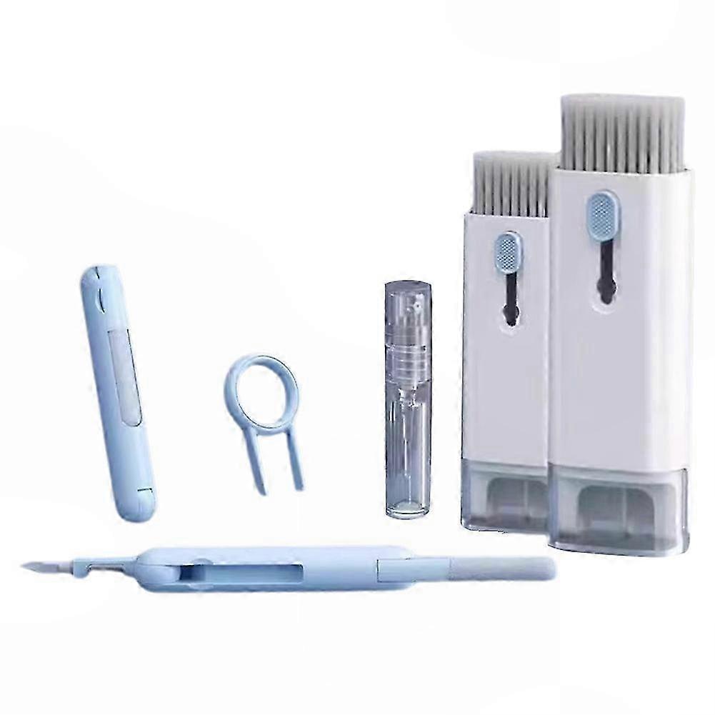 Computer Brush 7-in-1 Multi-Function Cleaning Tool with Key Puller, Small and Portable Dust Removal Brush