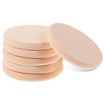 Nogeqi 4 Pcs Flat Makeup Sponges for Foundation, Foundation Sponge, Sponges Makeup Applicator, Round Make Up Sponge for Face Natural Easy Soft Begin