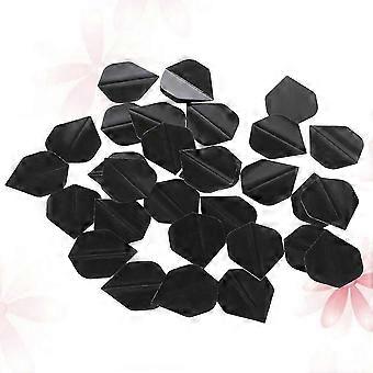 Tail Wings Pet Dart Accessories for Game Playing 60Pcs Black Dart Supplies