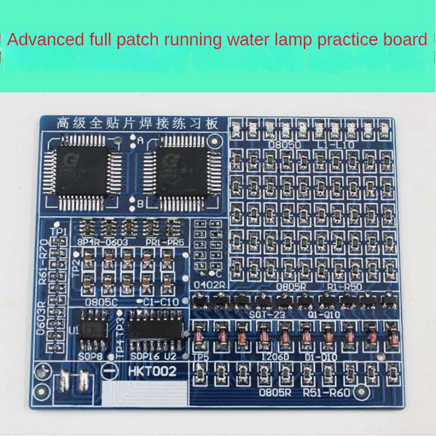 5X SMD Component Welding Practice Board DIY Kit Skill Training Board Led Transistor Set Practice