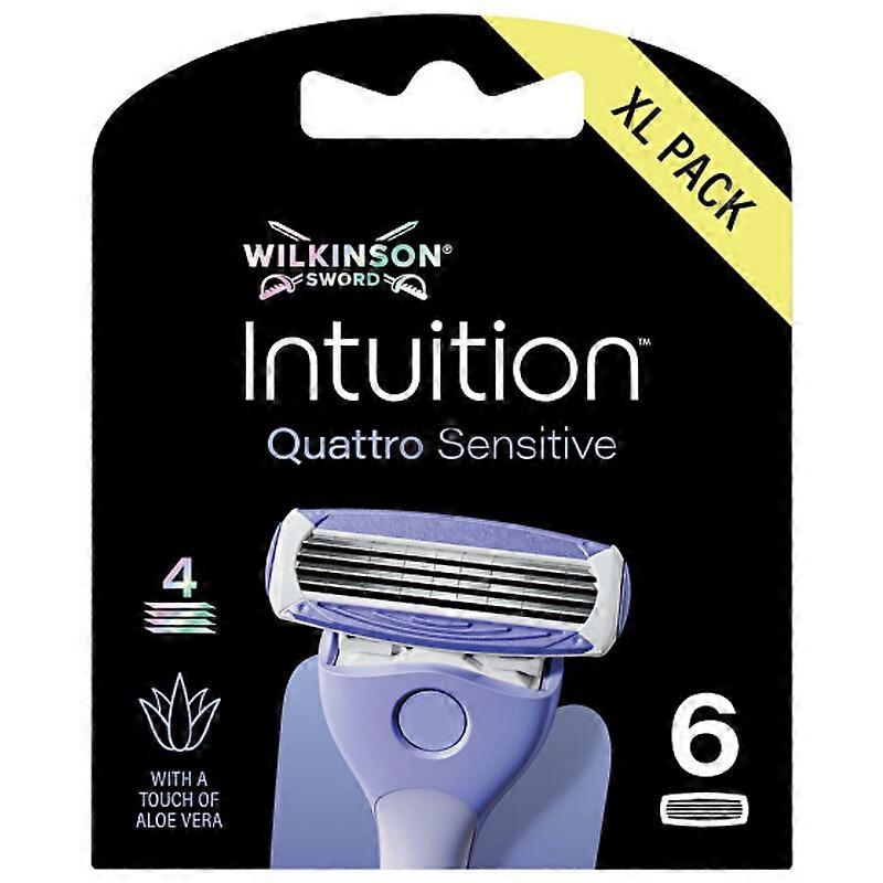 Intuition Quattro Sensitive - replacement heads 3 pcs