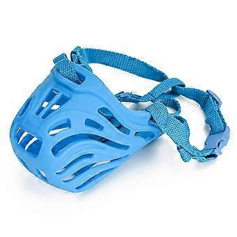 Silicone Dog Muzzle with Adjustable Strap Wear-resistant Portable Prevent Bite Pet Muzzle