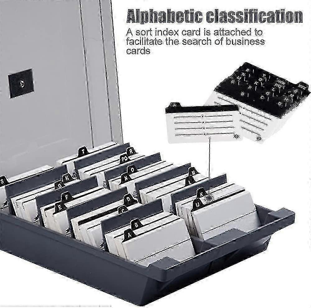 A-Z Sortable 1000-Card Storage Box