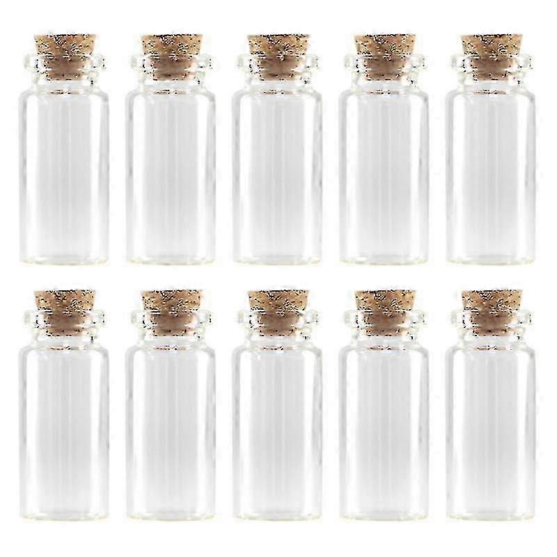 100pcs Cork Glass Bottle