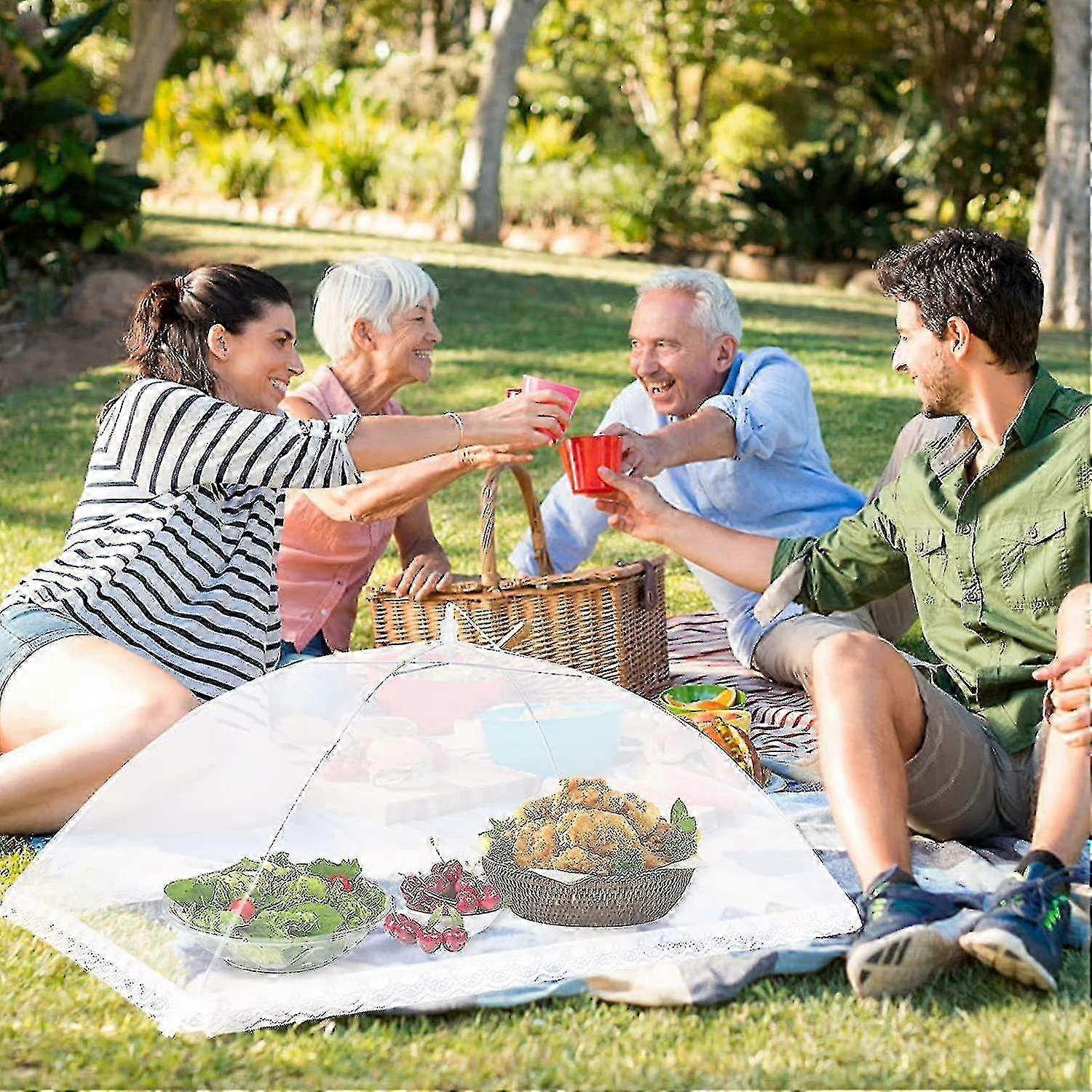 Foldable Food Cloche Set 6pcs