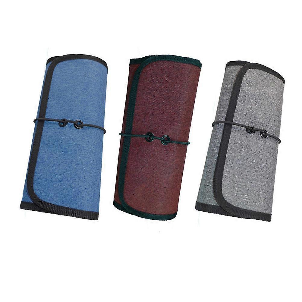 Digital Carrying Pouch for USB Cable Storage Practical Red Bag