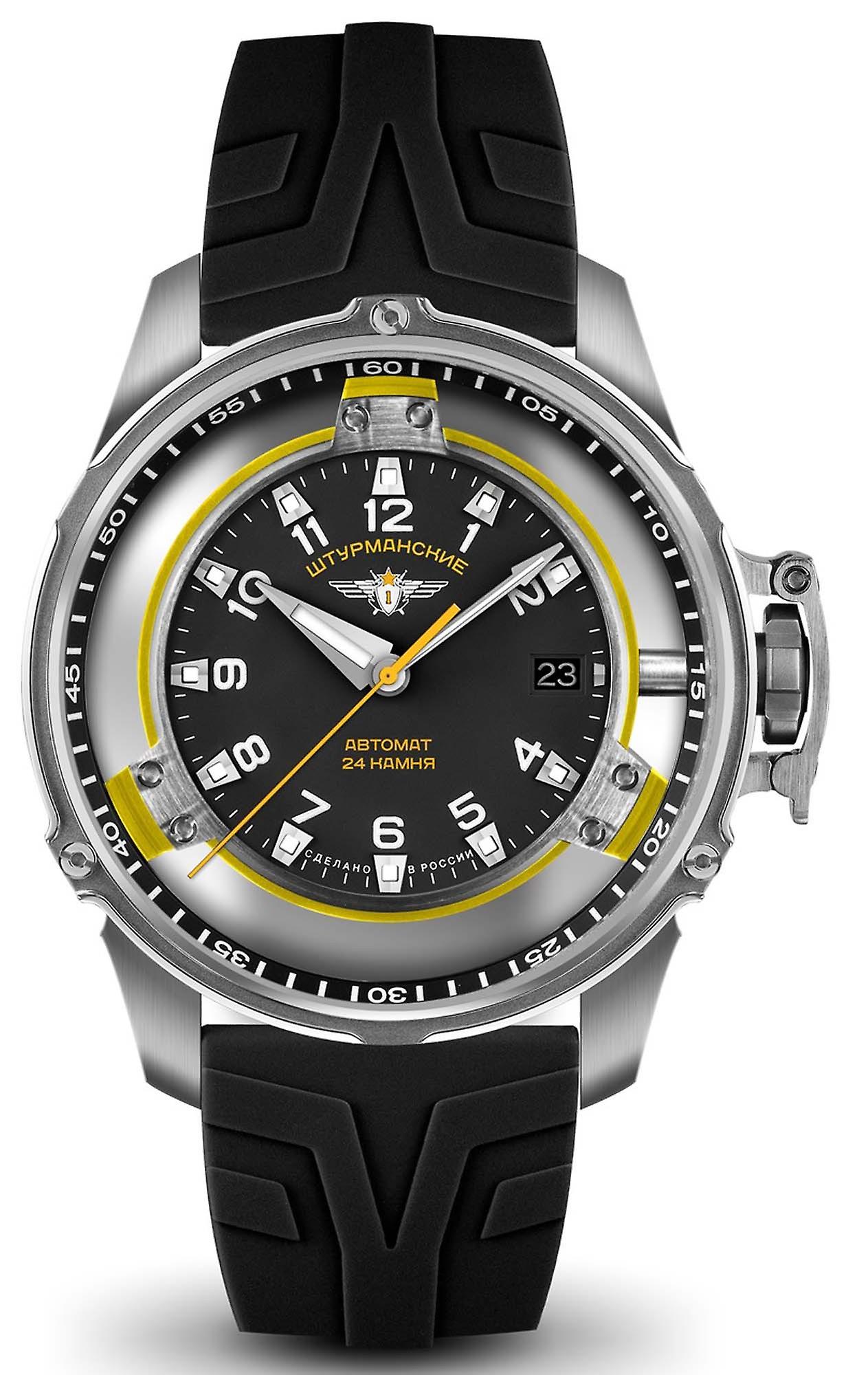 Mars Automatic Analog Men's Watch with SILICONE Bracelet NH35/9035976