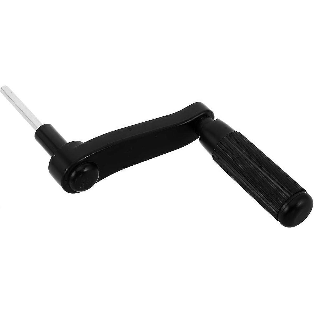 Black Desk Height Adjuster Handle 6mm Hexagonal Shank Foldable