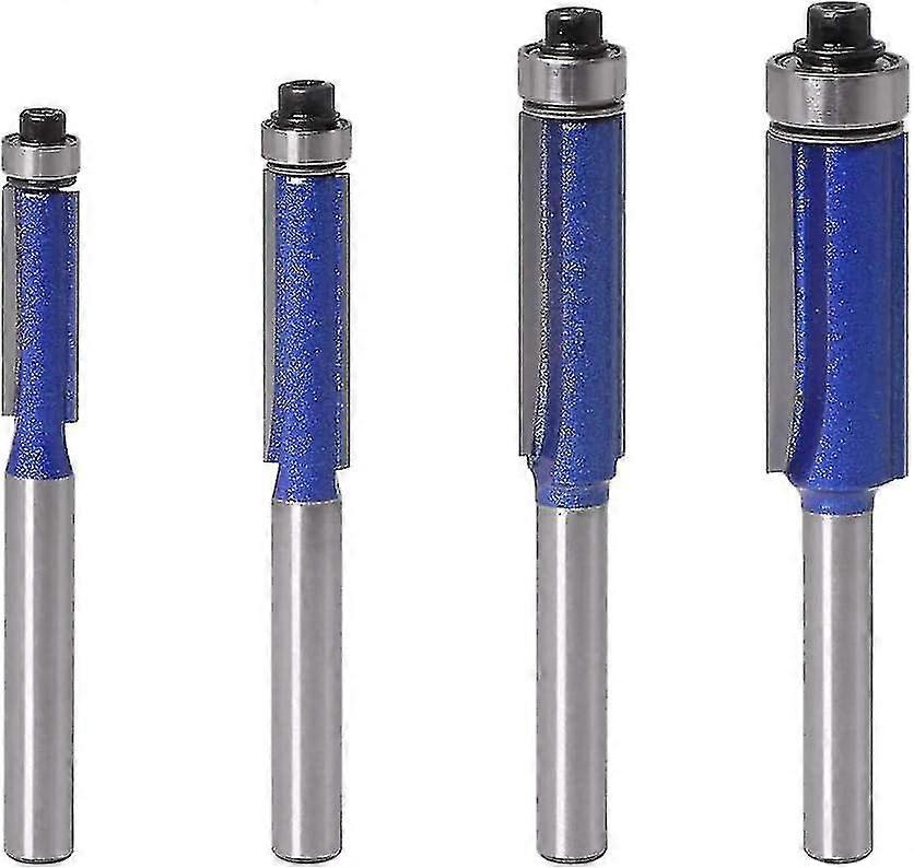 Flush Trim Router Bits Set 1/4 Shanks