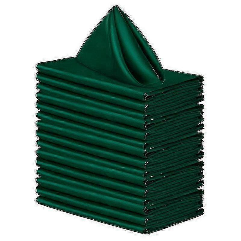 12pcs Premium Satin Table Napkins