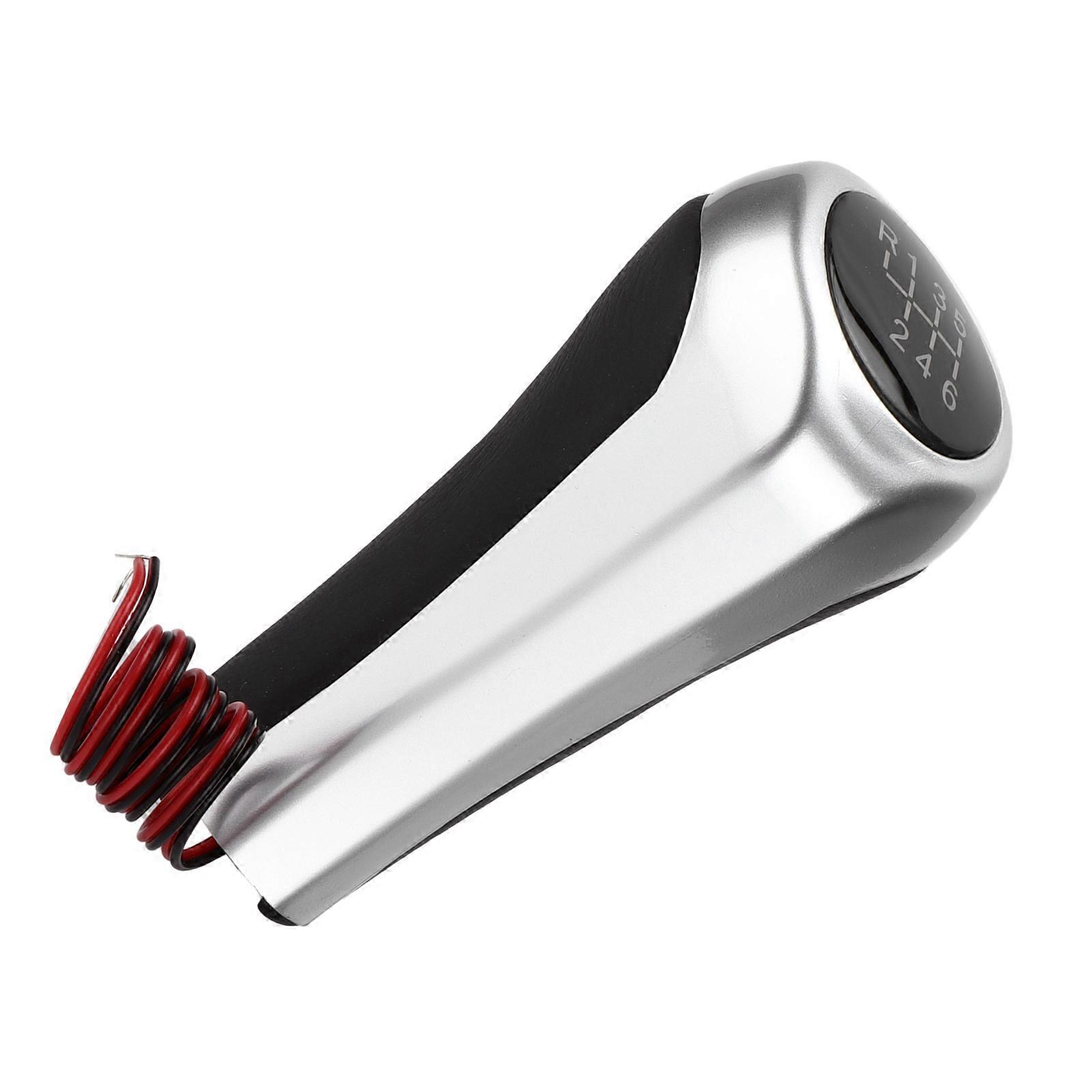 Car 6 Speed Gear Shift Knob Matte Style with Light Replacement for 5 Series E60 E61 E28 E34 E39