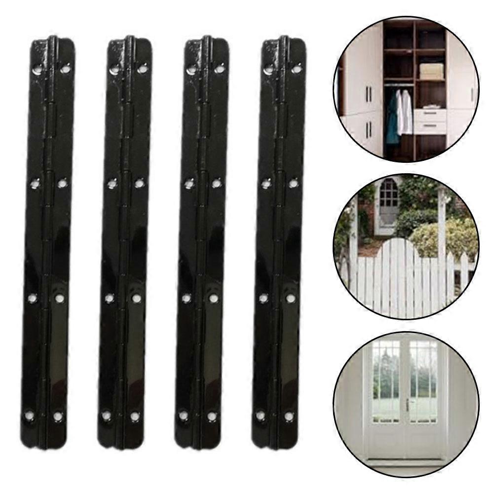 Hinge Package Featuring Sturdy Iron Components Plus Mounting Hardware to Facilitate Smooth Functionality on Wood Items