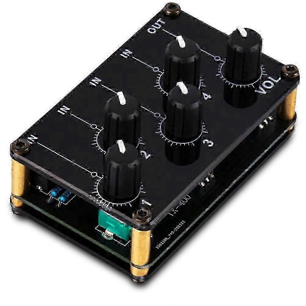 Compact 4-Channel Line-Level Mixer