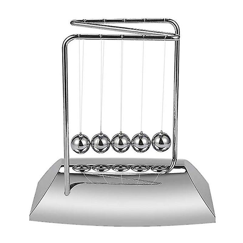 Balls Bring 5 Balls, Z Shape Cradle, Electroplated Metal Material Balls With Base,physics Gadget
