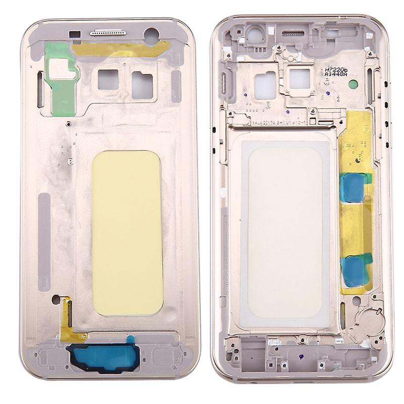 Budget camera glass case for Samsung Galaxy A3 2017 A320F gold new