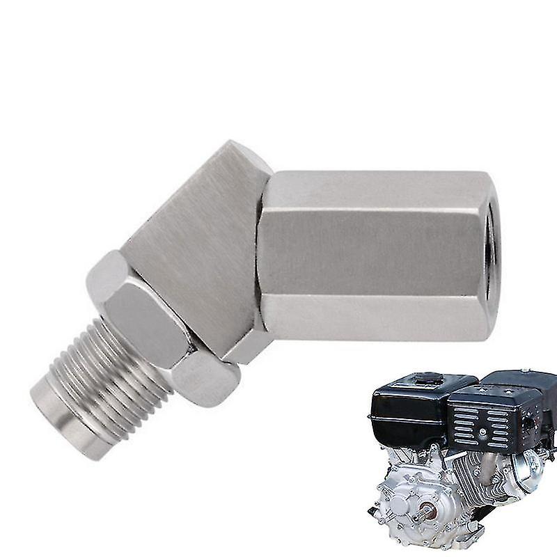 Extender Silver O2 Bung Extens Built-in Micro Converter M18*1.5 O2 Sensor Adapter Extender 45 For