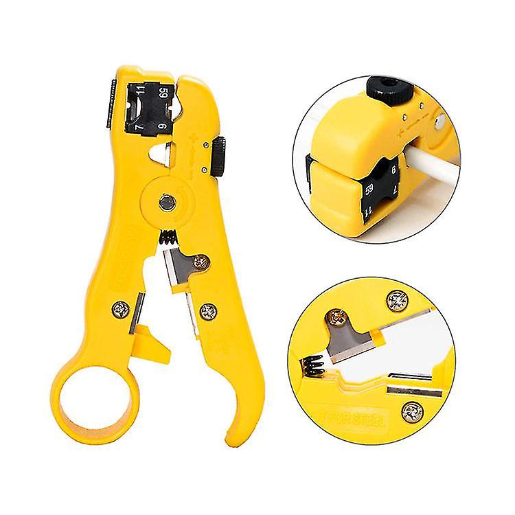Universal Wire Stripper,coaxial Cable Stripper And Coaxial Cable Cutter For Flat Or Round  Wire