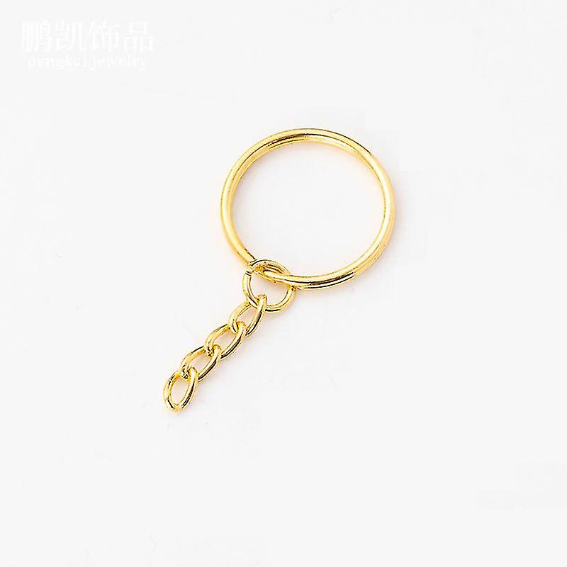 20 Pieces Keyring Blanks Split Metal Key Rings For Keys, Crafts Diy