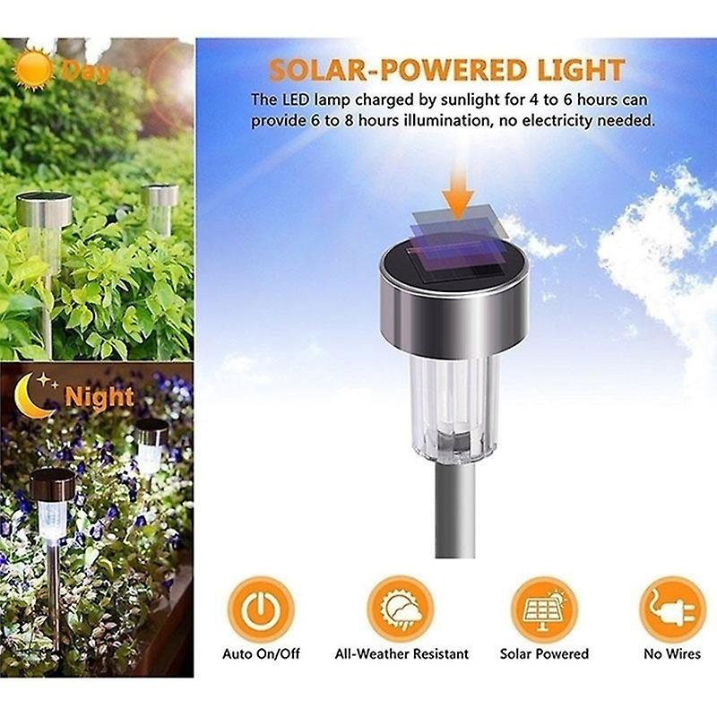 1/3pcs Solar Lights Led For Patio Yard Garden Security Pathway Lights Landscape