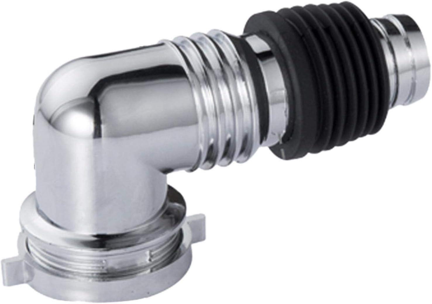 Floor Drain Connector,universal Drain Hose Connection Head For Washing Machine Pipe1pcssilver