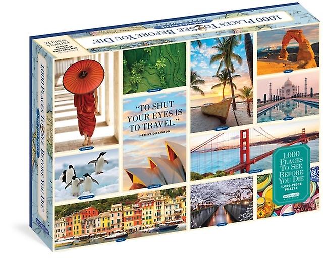 1000 Places To See Before You Die 1000piece Puzzle by Patricia Schultz Multiplecomponent retail product Book