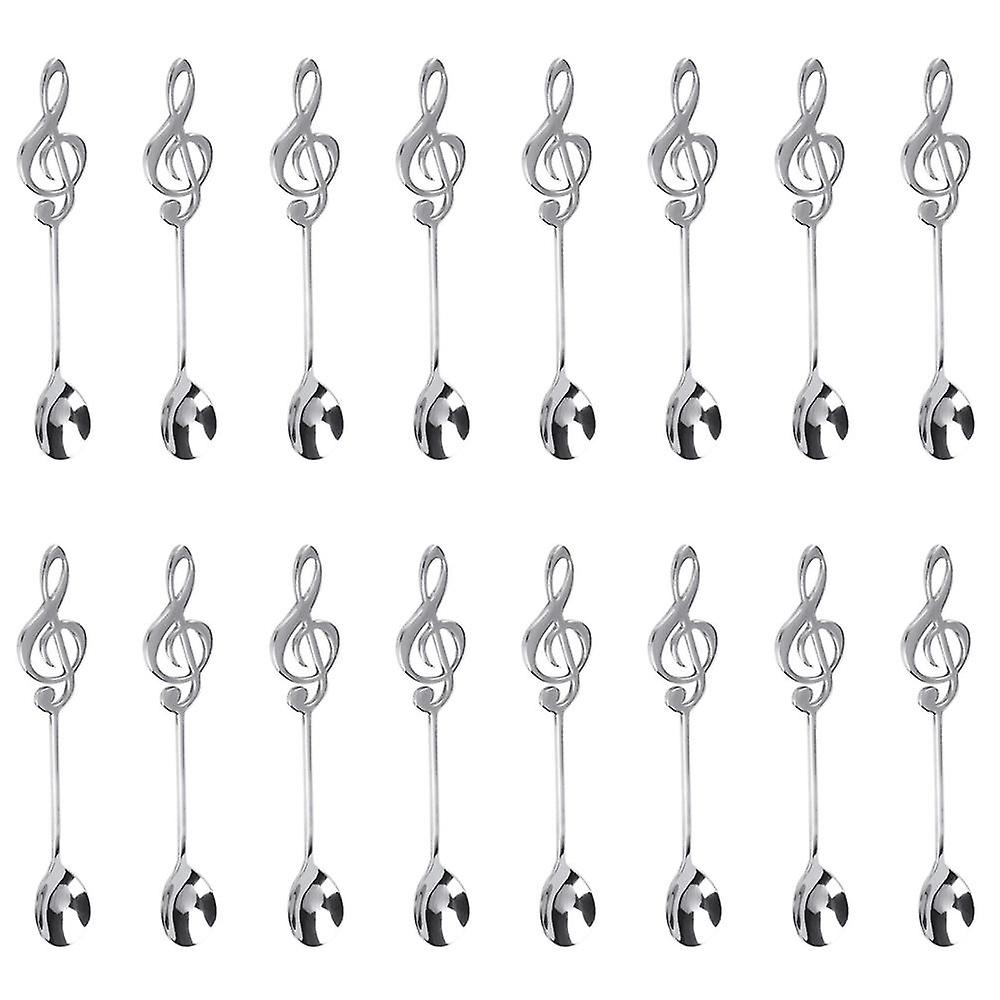 8pcs Stirring Spoon Coffee Spoon Stainless Steel Creative Flatware