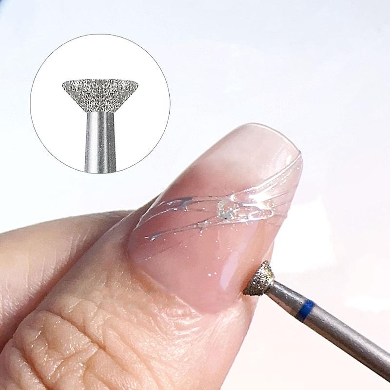 1pc Nail Drill Bit Cuticle Clean Carbide Glue Overflow Removal Rotary Burrs For Electric Nail Drill Machine Professional Manicure Pedicure Tools