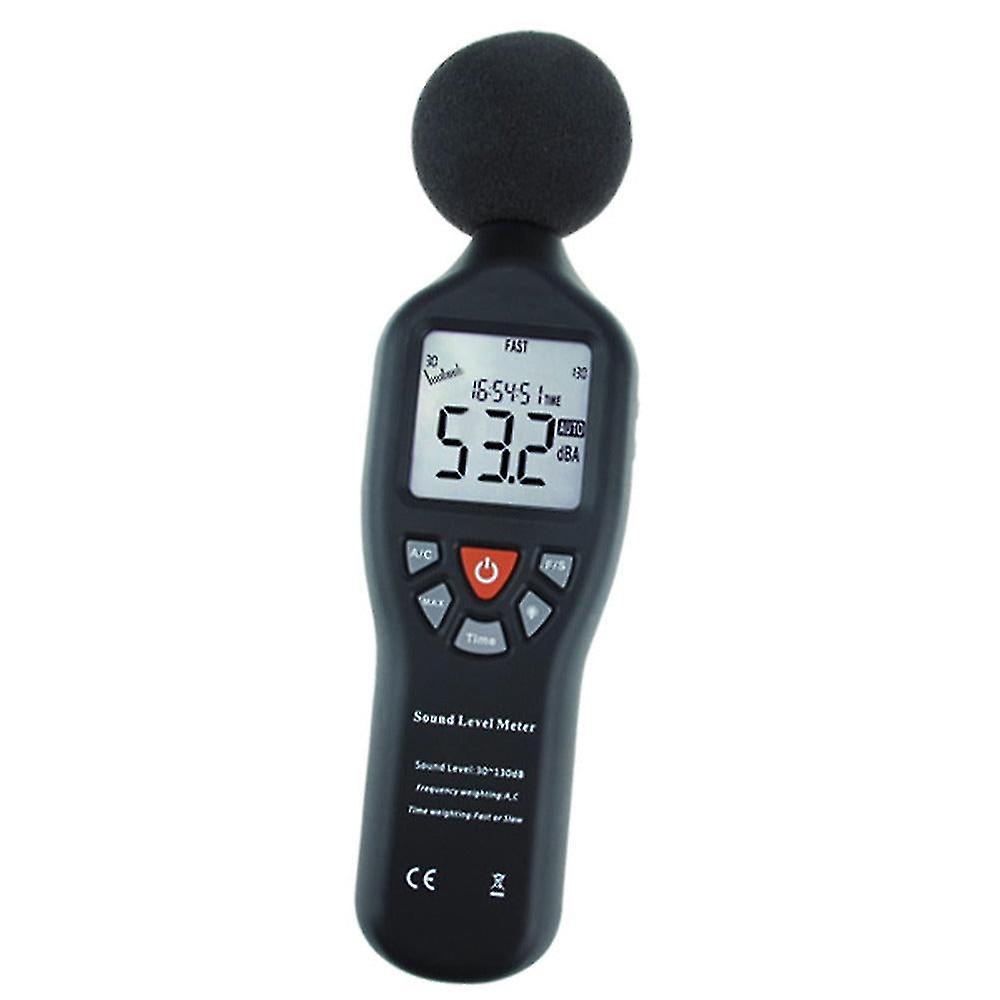 Sound Meter 30db-130db Compact With High Accuracy Measuring Professional Sound Level Meter With Backlit Display And Noise Detect