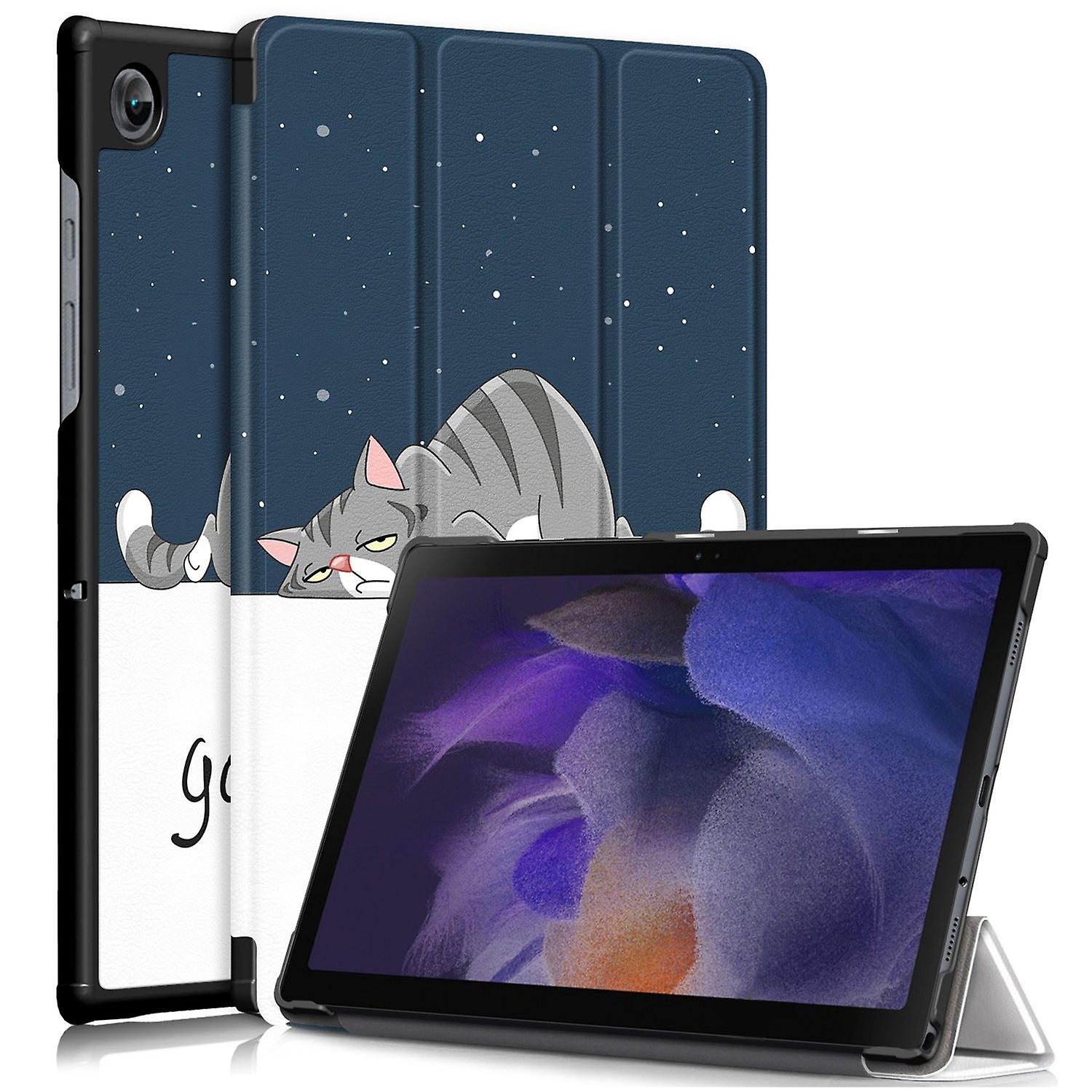For Samsung Galaxy Tab A8 10.5 (2021)/A8 10.5 (2022) Stylish Premium Stand Auto Smart Case