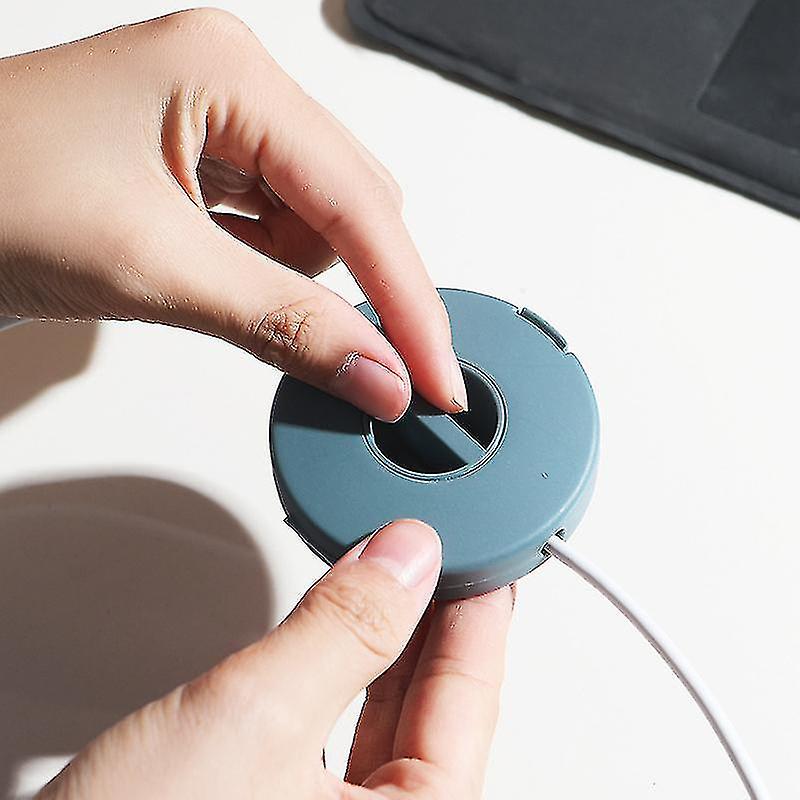 Small Portable Round Rotatable Wire Organizer