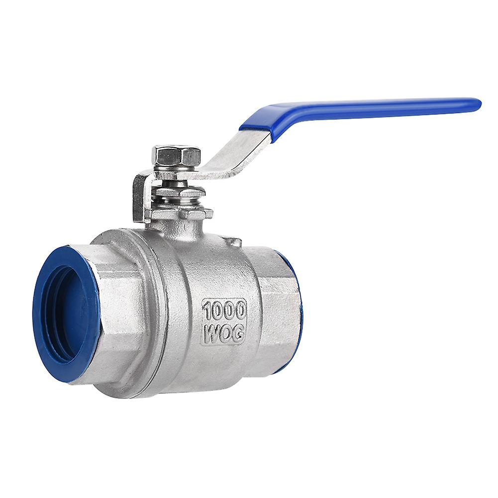 Ball Valve 304 Stainless Steel Two piece Full Port Female Ball Valve 3/4" NPT 1000WOG WGTFW