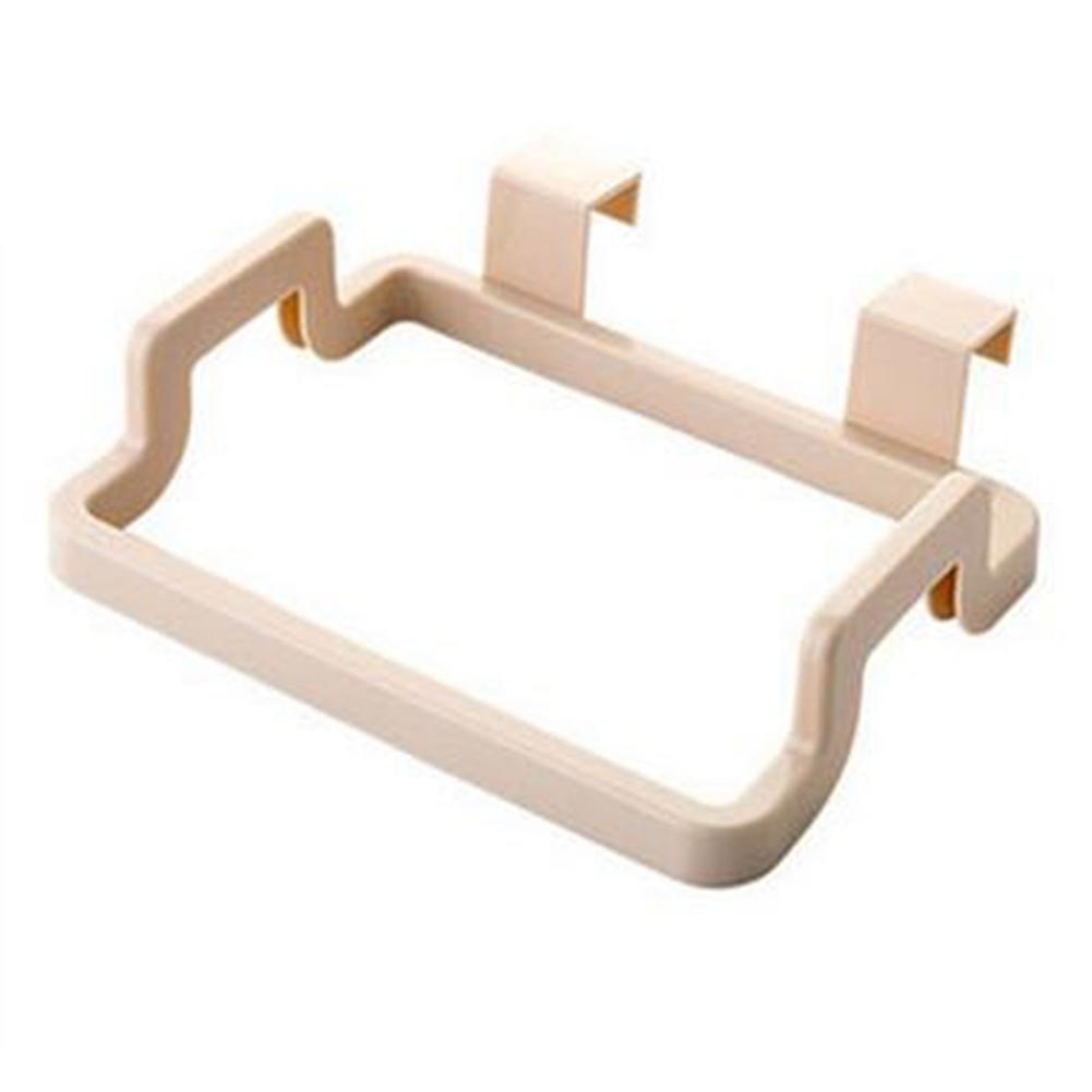 Practical Kitchen Trash Garbage Bag Plastic Holder Cabinets Towel Rack Organizer