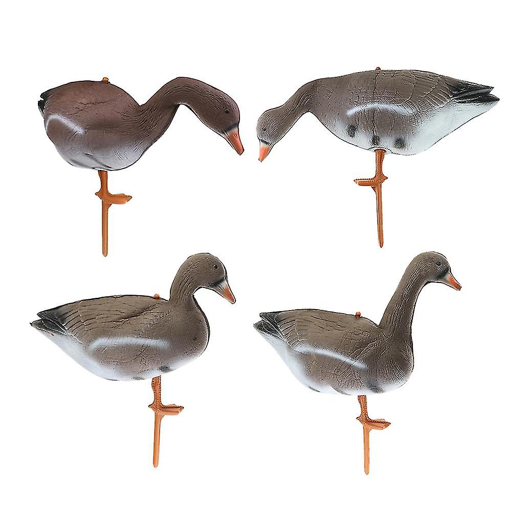 4x Gänsejagd Lockvogel Ganzkörper Scarer Vogel Schießen Köder Repeller Dekor